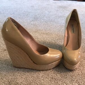 Tan Steve Madden Wedges